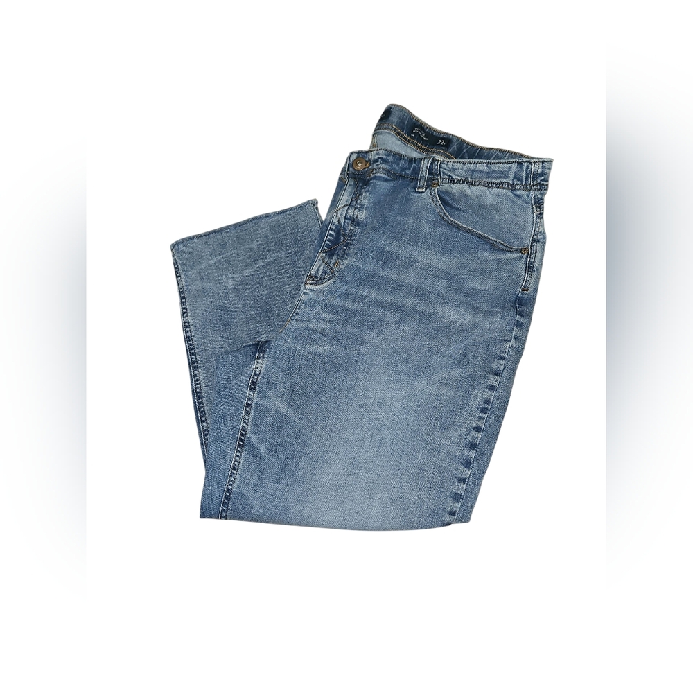 J.Jill High-rise Medium Wash Blue Jeans.